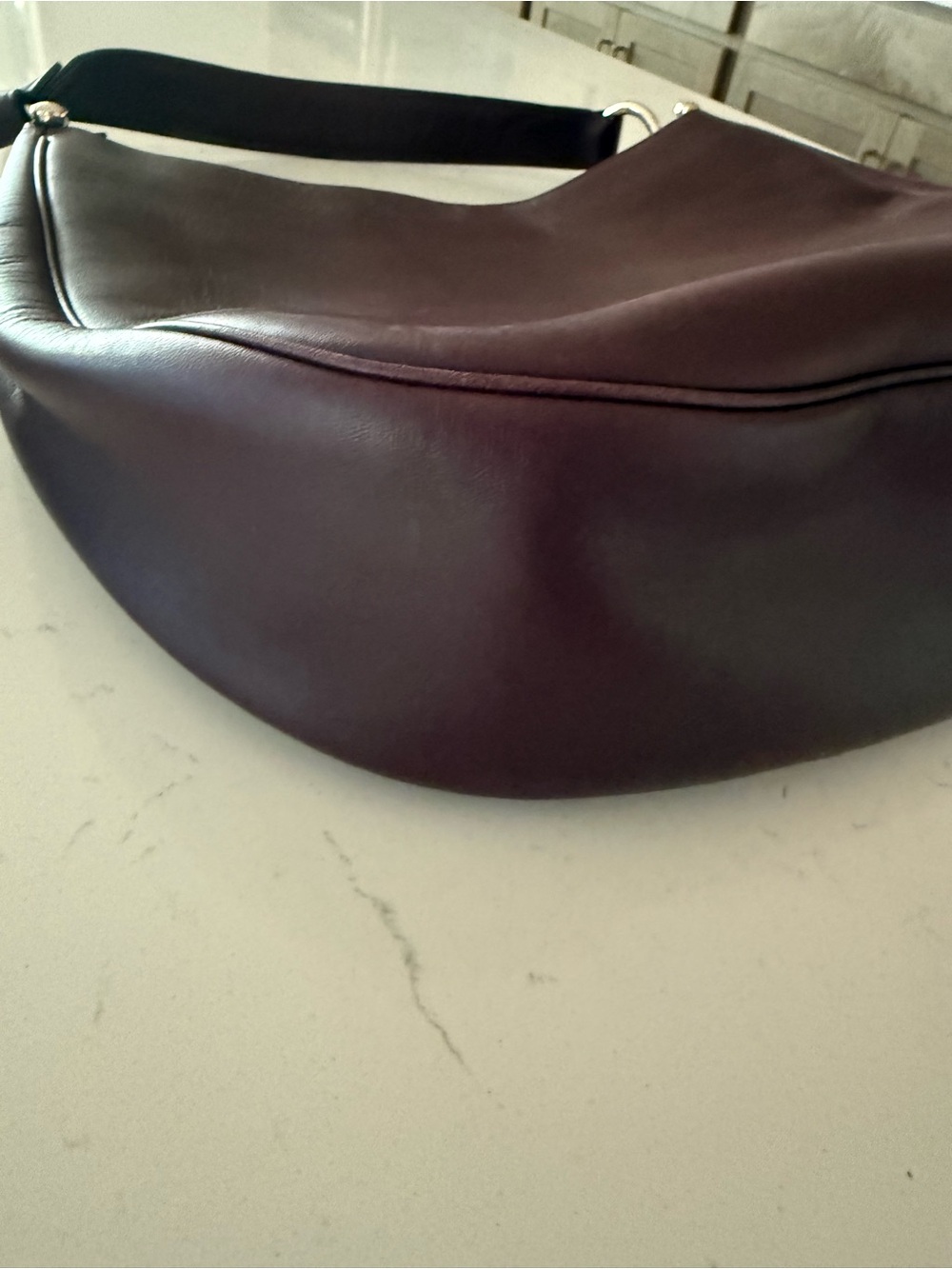 Coach Nomad Hobo Oxblood Glovetanned Leather Shoulder Bag Handbag - Picture 5 of 6